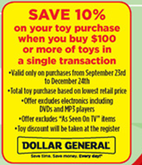 dollar general christmas sale, black friday dollar general