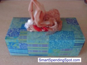reusing tissue boxes