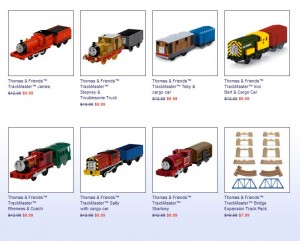 assorted Thomas cars and accessories--much more on website, go look!