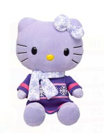 hello kitty, purple hello kitty