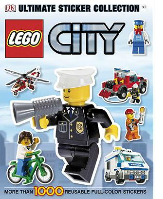 lego city, stickers