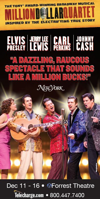 million dollar quartet, forrest theater