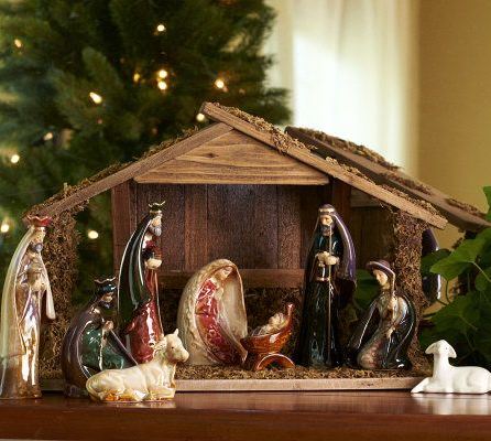 nativity set, nativity scene, qvc